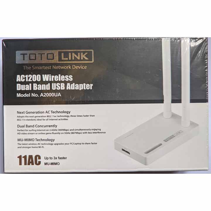 TOTOLINK A2000UA RTL8812BU Wifi Adapter For Kali Linux