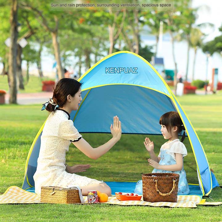 Portable Beach-Sunshade-Fishing Tent for Outdoor Activities