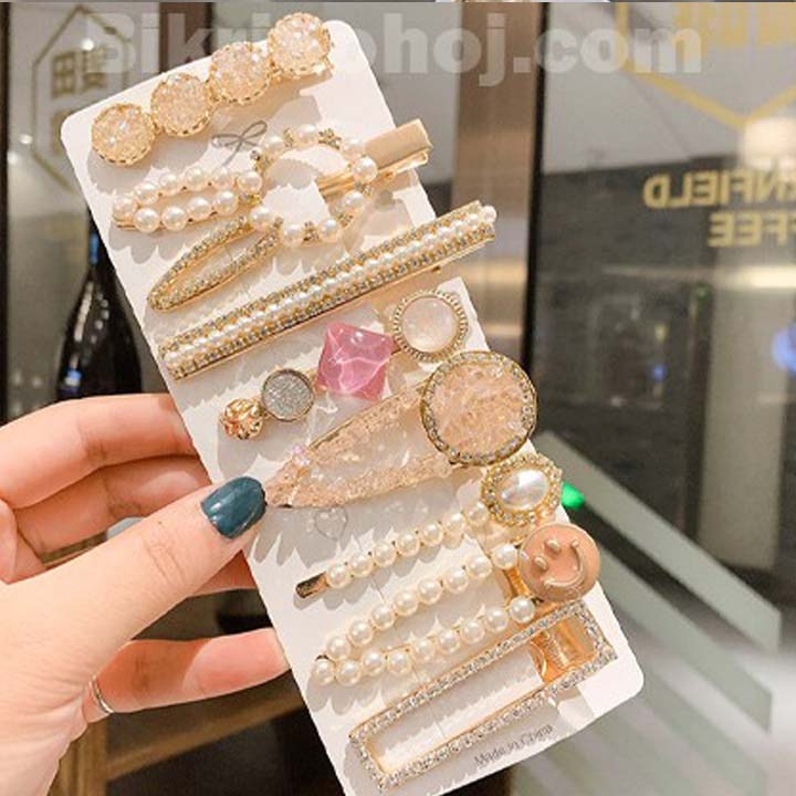 Korean Fairy Pearl Hairpin clip 8-Pieces set Hair Clip