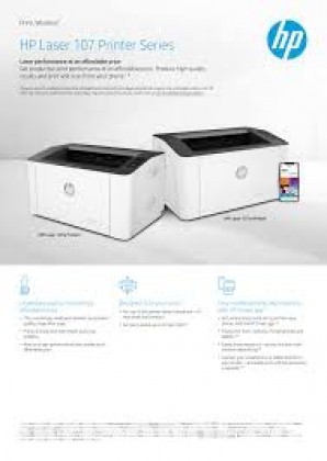 hp laser 107w single function printer