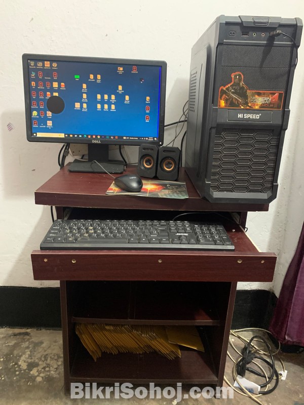 সম্পূর্ণ Desktop PC Setup বিক্রি করা হবে টেবিল মনিটর সহ