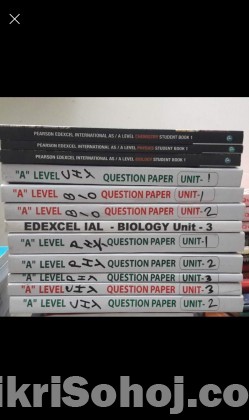 EDEXCEL O LEVEL AND A LEVEL QUESTION PAPERS and BOOKS