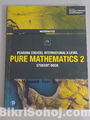 Pearson Edexcel A levels Maths P1 P2 and S1 book.