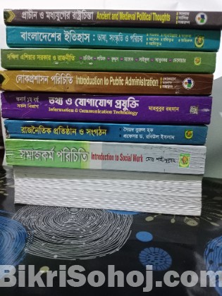 অনার্স ১ম বর্ষের (রাষ্ট্রবিজ্ঞান/সমাজকর্ম/সংশ্লিষ্ট বিভাগ) স