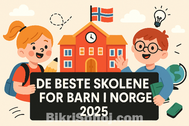Den beste skolen for barn å studere i Norge bikrisohoj
