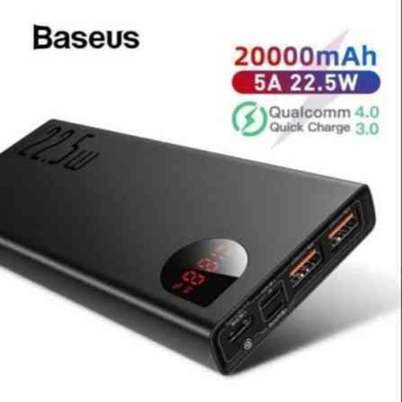 Baseus 20000mAh 22.5W Super Fast Charging Power Bank