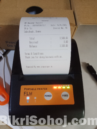 BM58E Portable Mobile Bluetooth Printers (2 inch, 58mm)