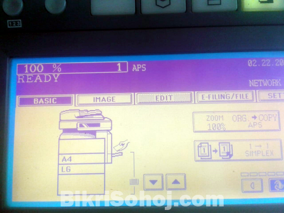 Running Toshiba E Studio 453 Photocopy Machine
