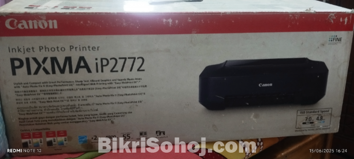 Canon pixma ip2772 inkjet printer