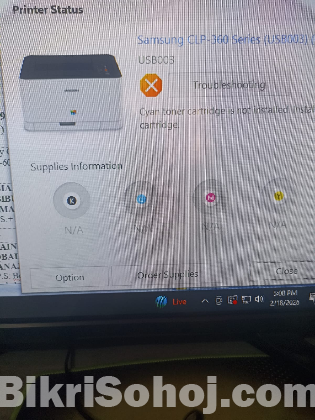 Samsung CLP-365 Polymerized Toner Color Printer