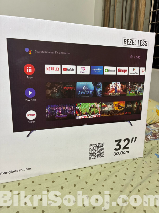 32 Inch Bezel-less Android Smart Television