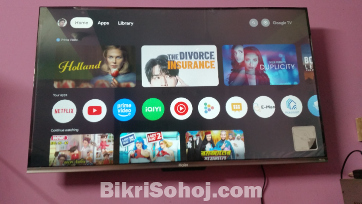 Haier H43P7UX Google TV