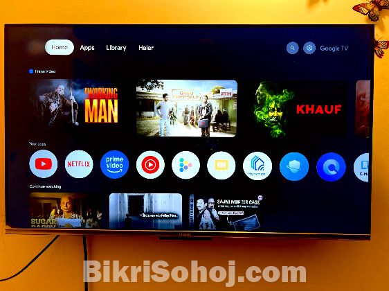 Haier H43P7UX 43'' HQLED Dolby Atmos Google TV