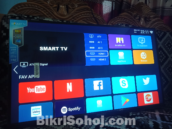 Border Less 32 Smart HD LED TV