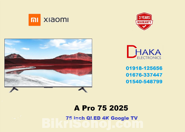 75 inch Xiaomi Mi A Pro 2025 QLED 4K Google TV