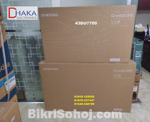 Samsung 43 inch DU7700 Crystal UHD 4K Smart TV Official