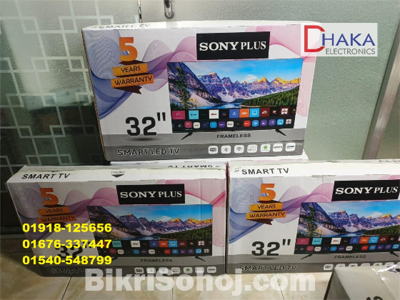 Sony Plus 32 inch Frameless Android HD Smart TV