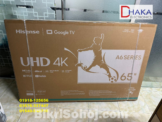 Hisense 65A6N 65 inch UHD 4K Google TV Price BD Official