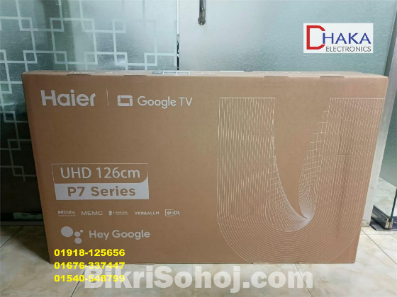 Haier H50P7UX 50 inch HQLED 4K Google TV Price BD Official