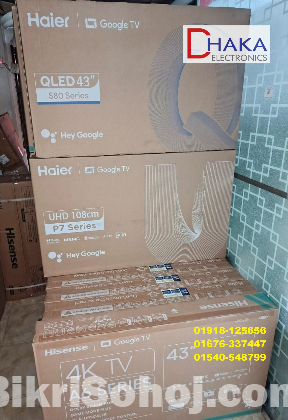 Haier H43P7UX 43 inch HQLED 4K GOOGLE TV PRICE BD Official