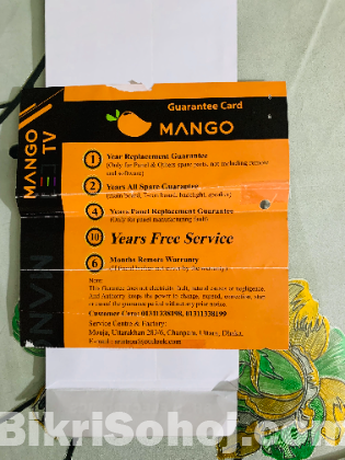 Mango TV 65 inches with frame