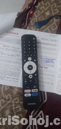 কংকা এলইডি HD 4K এন্ড্রয়েড, গুগোল ভয়েস স্মার্ট টিভি