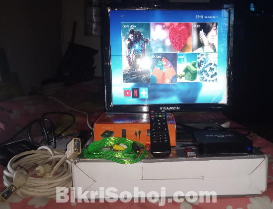 ব‍্যবহার মনিটর + Tv Box