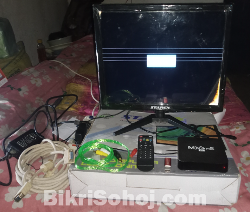 ব‍্যবহার মনিটর + Tv Box