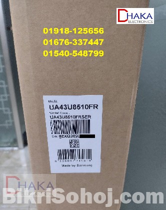Samsung 43 inch 43U8510F Crystal UHD 4K Smart TV.