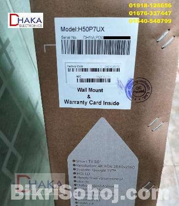 Haier 50 inch H50P7UX 4K Smart Google TV