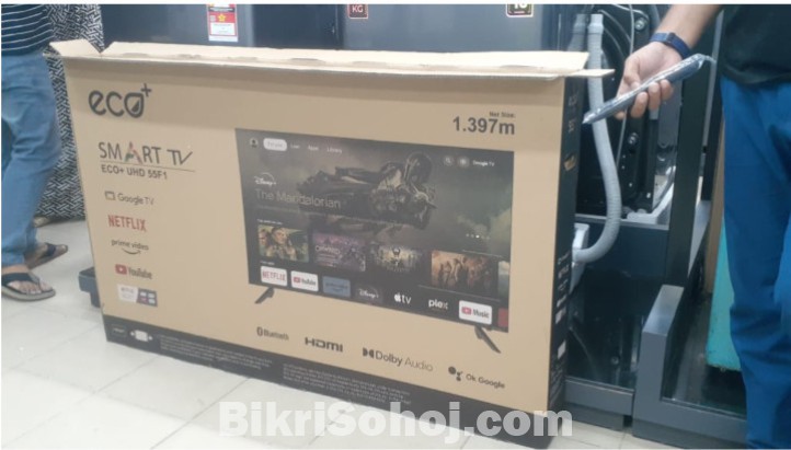 Eco+ 55 Inch UHD 4K Smart TV