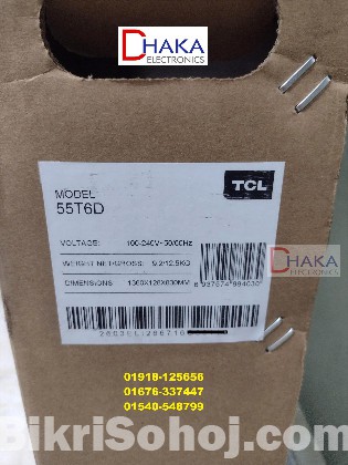 TCL 55 inch 55T6D QLED 4K Smart Google TV Official