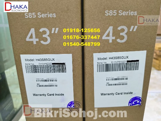 Haier 43 inch 43S85GUX QLED 4K Google Smart TV Official
