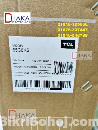TCL 65 inch 65C6KS QD Mini LED Google TV