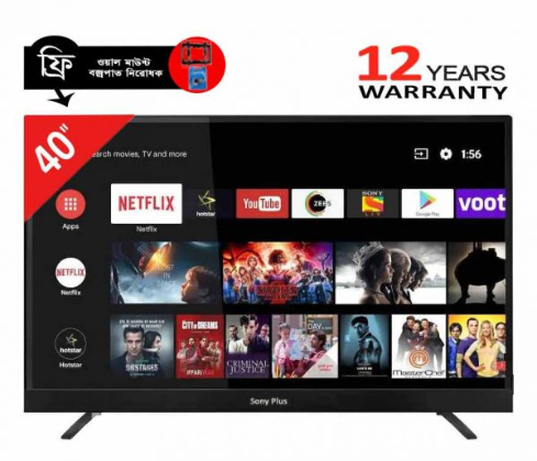 Sony Plus 40 SMART ANDROID FULL HD 4K SUPPORTED LED TV