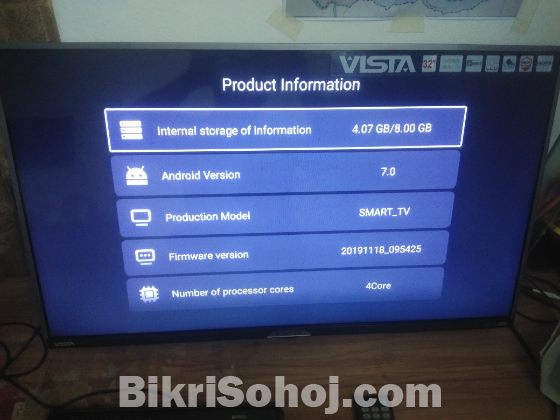 Singer Vista 32 inchi Smart TV (Original)