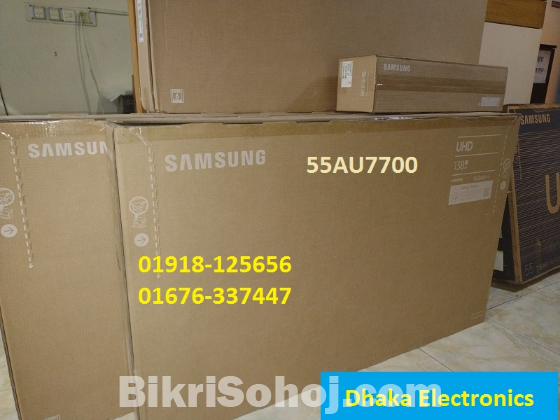 55″ (AU7700) Crystal UHD 4K Smart TV Samsung Official