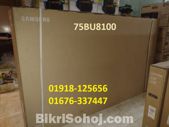 SAMSUNG 75 inch BU8100 CRYSTAL UHD 4K VOICE CONTROL TV