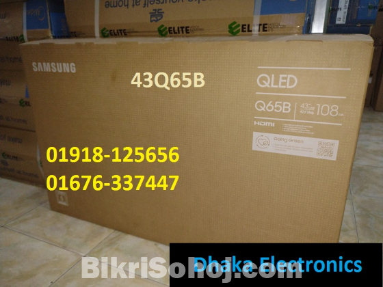 43 inch SAMSUNG Q65B VOICE CONTROL QLED 4K HDR TV