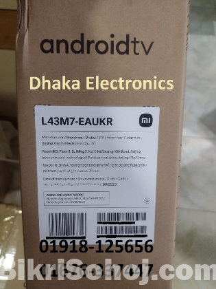 43″ (L43M7-EAUKR) A2 Smart 4K Android TV Xiaomi Mi