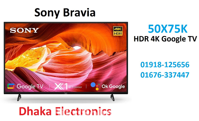 Sony Bravia 50 inch X75K HDR 4K Android Google TV