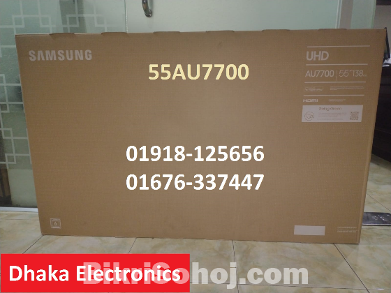 SAMSUNG AU7700 55 inch UHD 4K SMART TV PRICE BD