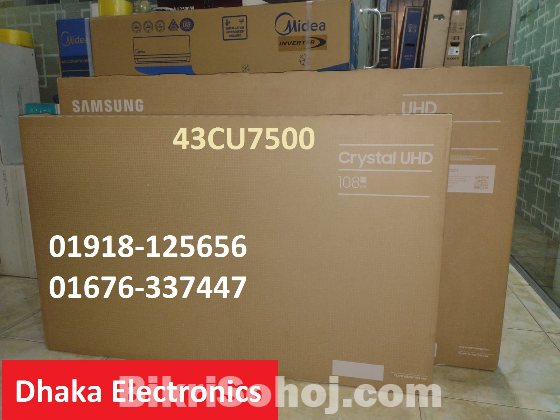 SAMSUNG CU7500 43 inch UHD 4K SMART TV PRICE BD Official