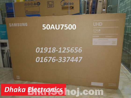 SAMSUNG 50 inch AU7500 CRYSTAL UHD 4K VOICE CONTROL TV