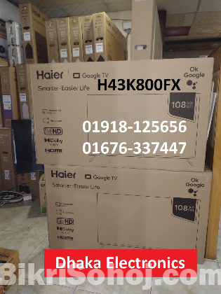 Haier 43 Inch Bezel Less Google Android FHD TV (H43K800FX )