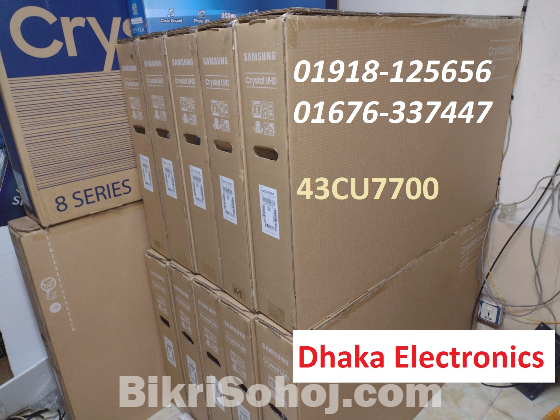 43 inch SAMSUNG CU7700 CRYSTAL UHD 4K SMART TV
