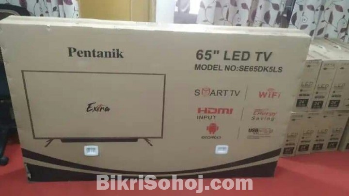 Pentanik 65 inch Smart Android LED TV