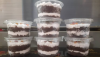 Homemade mini jar cake