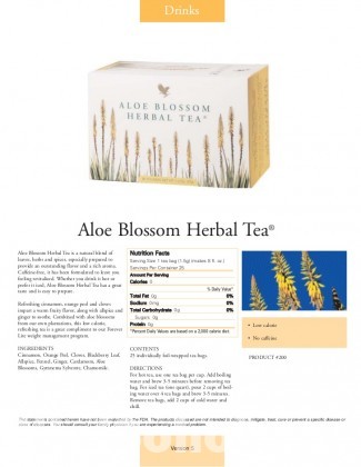 Aloe Blossom Herbal Tea