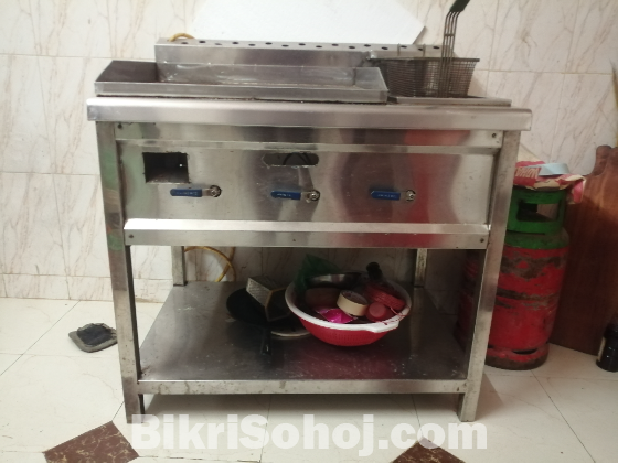 Hotplate plus deepfryer